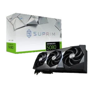 MSI GeForce RTX 5080 SUPRIM SOC 16G Graphics Card