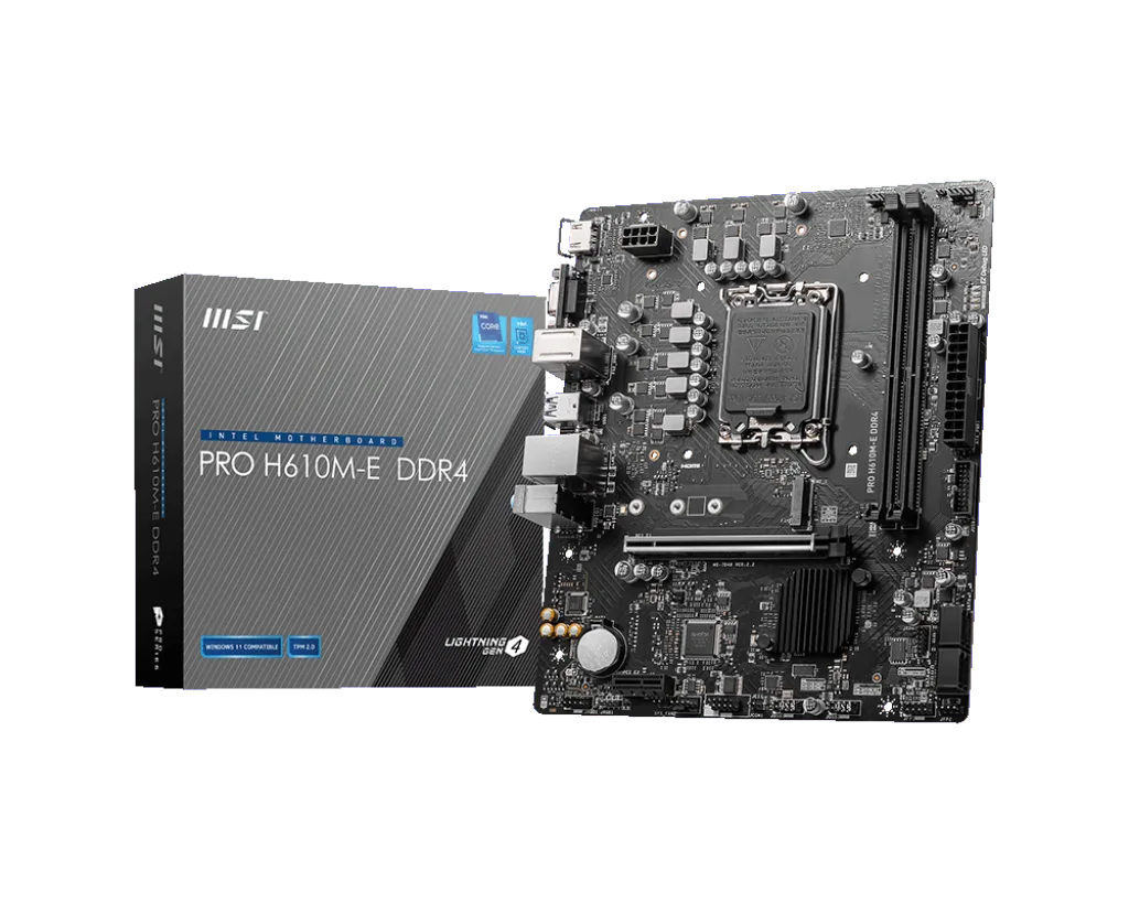 PRO H610M-E DDR4