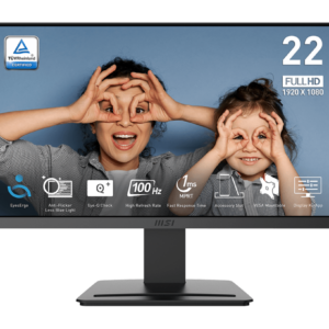 MSI PRO MP223 E2: SLEEK 21.5" FHD MONITOR, 100HZ
