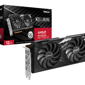 ASRock Radeon RX7700XT Challenger 12G OC 192-BIT Graphics Card