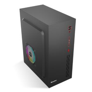 Huntkey HK360 Steel Sided Black Mid Tower Case - Image 5