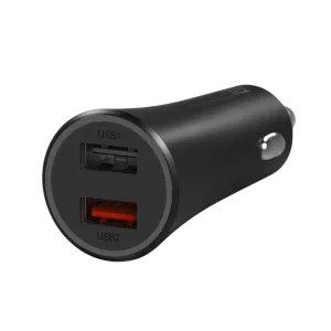 Xiaomi 37W Dual-Port Car Charger - Black