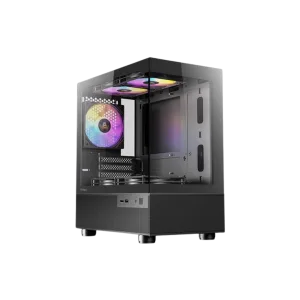 Antec CX200M Elite Micro-ATX | ITX RGB Mini-Tower Gaming Chassis - Black