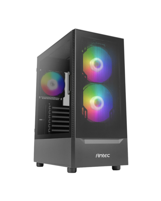 Antec NX410 V2 ATX | Micro-ATX | ITX ARGB Mid-Tower Gaming Chassis - Black