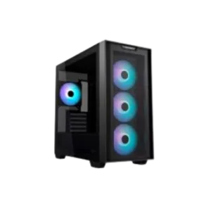 🖥️ ASUS A21 PLUS TG ARGB – Black Micro-ATX Case