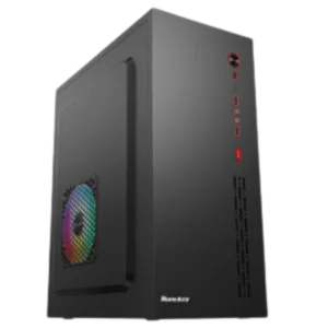 Huntkey HK360 Steel Sided Black Mid Tower Case