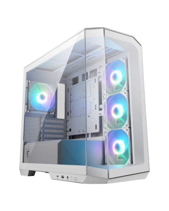 MSI MAG PANO M100R PZ M-ATX ARGB Gaming Chassis - White