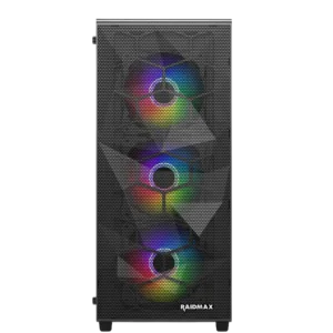 Raidmax V151TBS ATX | Micro-ATX | Mini-ITX RGB Mid-Tower Gaming Chassis - Black