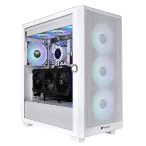 S250 TG ARGB Snow Mid Tower Chassis