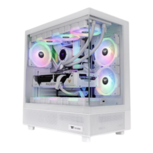 View 270 TG ARGB Snow Mid Tower Chassis