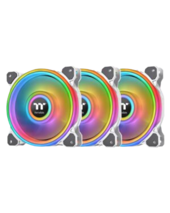 Riing Quad 14 RGB White Radiator Fan TT Premium Edition (3-Fan Pack)