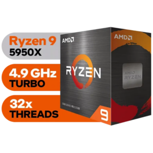 AMD RYZEN 9 5950X 16-Core 3.4GHz AM4 CPU