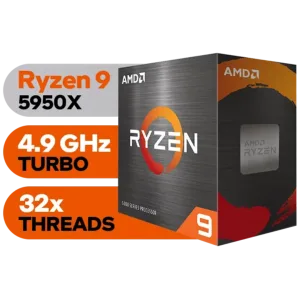 AMD RYZEN 9 5950X 16-Core 3.4GHz AM4 CPU