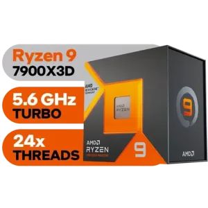 AMD RYZEN 9 7900X3D 12-Core 4.4GHz AM5 CPU