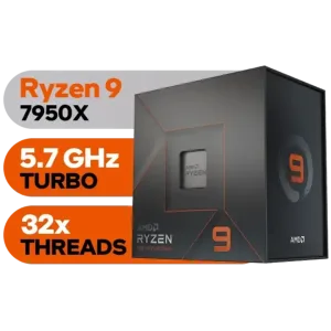 AMD RYZEN 9 7950X 16-Core 4.5GHz AM5 CPU
