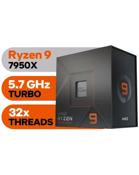 AMD RYZEN 9 7950X 16-Core 4.5GHz AM5 CPU