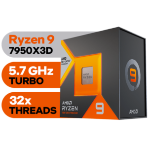 AMD RYZEN 9 7950X3D 16-Core 4.2GHz AM5 CPU