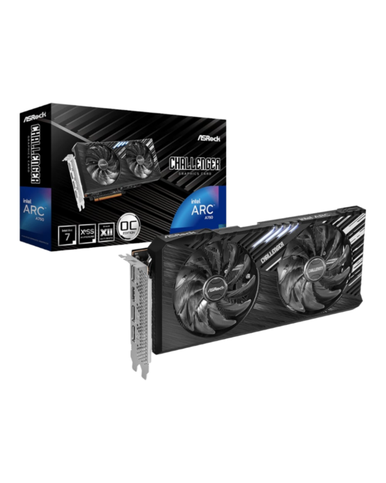 ASRock Intel Arc A750 Challenger SE OC 8GB GDDR6 256-BIT Graphics Card