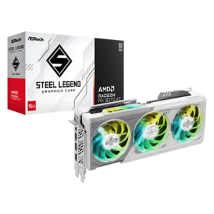 ASRock AMD Radeon RX 9070 XT Steel Legend 16GB Graphics Card
