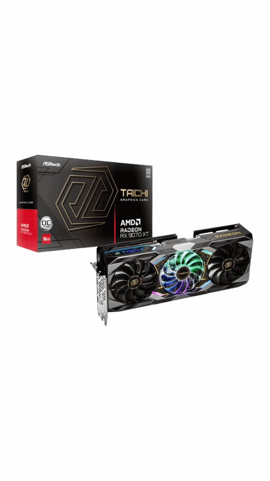 ASRock Radeon RX9070 XT Taichi 16G OC Graphics Card