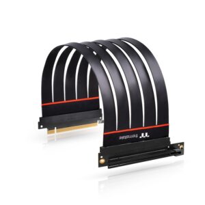 TT PCI Express Extender 90 degree/Black/PCI-E 4.0 16X/300mm - Image 3