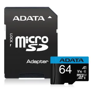 ADATA CLASS 10 MICRO SDXC 64GB + ADAPTER