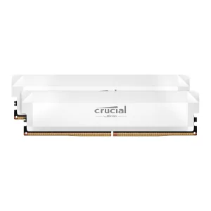Crucial Pro DDR5-6000 64GB Overclocking Memory Kit - White