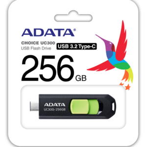 ADATA USB 3.2 RETRACTABLE 256GB BLK/BLU (NEW) - Image 2