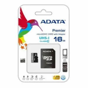 ADATA CLASS 10 MICRO SDHC 16GB + ADAPTER - Image 2