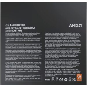 AMD RYZEN 7 7800X3D 4.2GHZ AM5 8-CORE ZEN 4 - Image 3