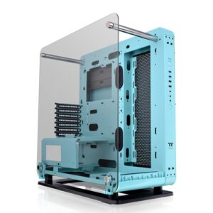 Core P6 Tempered Glass Turquoise Mid Tower Chassis - Image 5