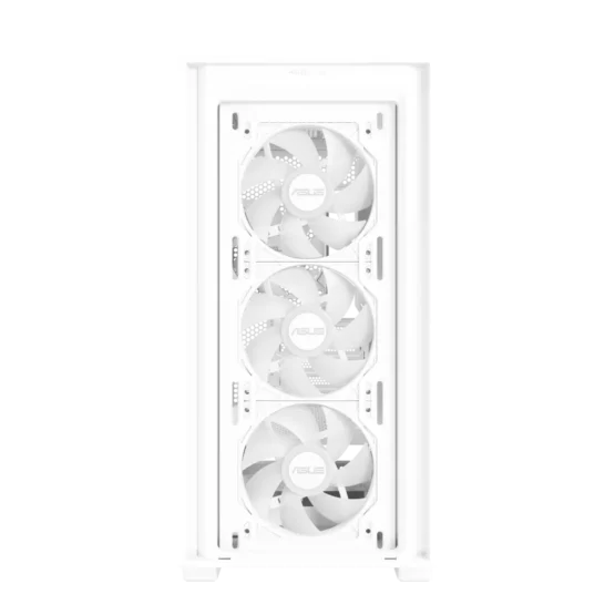 🖥️ ASUS A21 Tempered Glass – White Edition (Micro-ATX Case) - Image 3