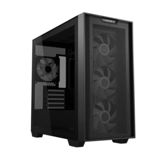 🖥️ ASUS A21 PLUS TG ARGB – Black Micro-ATX Case - Image 2