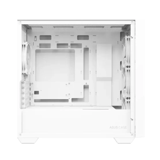 🖥️ ASUS A21 Tempered Glass – White Edition (Micro-ATX Case) - Image 5