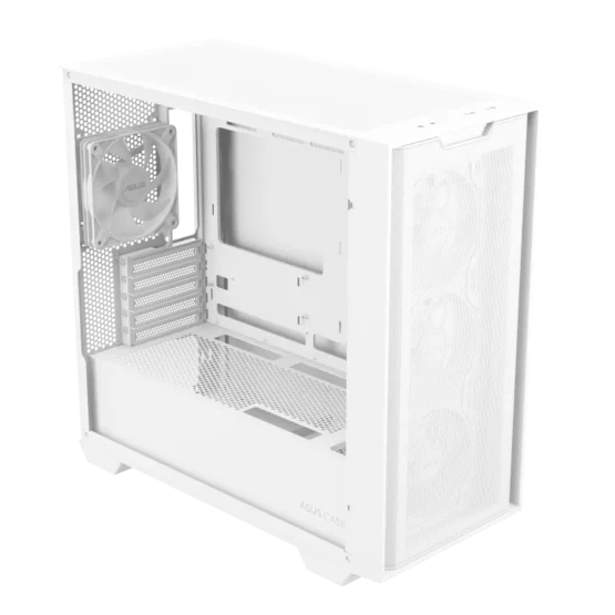 🖥️ ASUS A21 Tempered Glass – White Edition (Micro-ATX Case) - Image 7