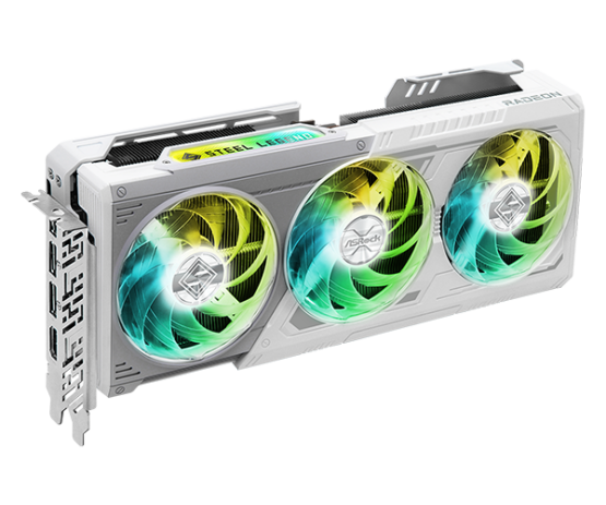 ASRock AMD Radeon RX 9070 XT Steel Legend 16GB Graphics Card - Image 3