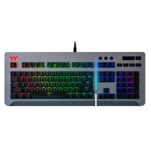 Level 20 RGB Titanium Gaming Keyboard Cherry MX Speed Silver - Image 2