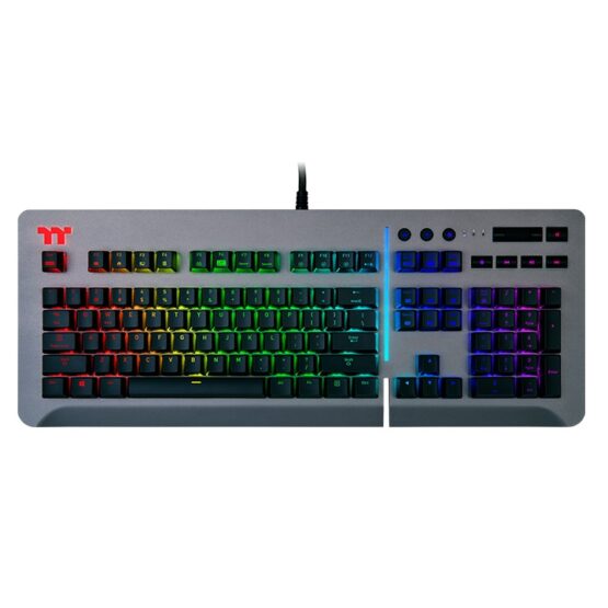 Level 20 RGB Titanium Gaming Keyboard Cherry MX Speed Silver - Image 2