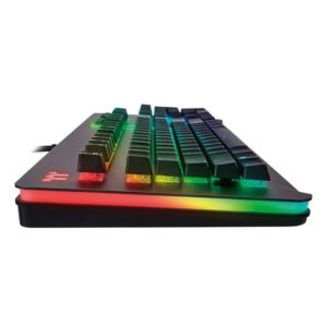 Level 20 RGB Titanium Gaming Keyboard Cherry MX Speed Silver - Image 3