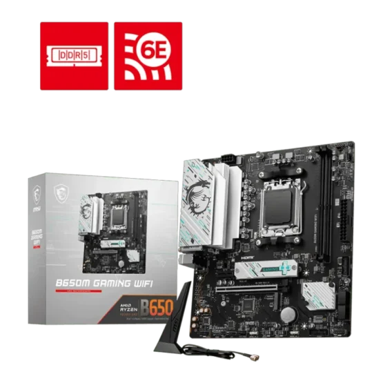 MSI B650M GAMING WIFI AMD AM5 mATX Gaming Motherboard - Image 6