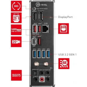 MSI B650M GAMING WIFI AMD AM5 mATX Gaming Motherboard - Image 10