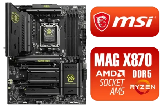 MSI MAG X870 TOMAHAWK WIFI AM5 ATX Gaming Motherboard - Image 2