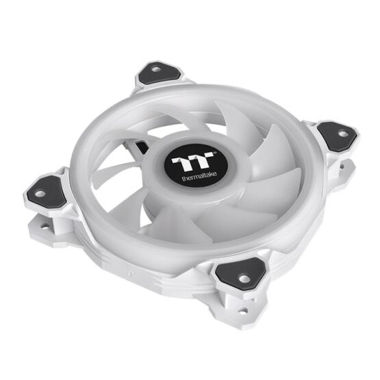 Riing Quad 14 RGB White Radiator Fan TT Premium Edition (3-Fan Pack) - Image 2