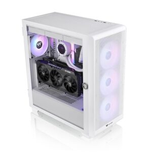 S250 TG ARGB Snow Mid Tower Chassis - Image 5