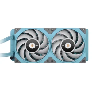 TOUGHLIQUID 240 ARGB Sync Turquoise All-In-One Liquid Cooler - Image 2