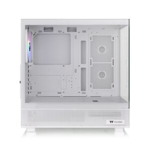View 270 TG ARGB Snow Mid Tower Chassis - Image 3