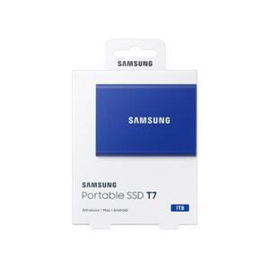 SAMSUNG T7 PORTABLE 2.5" SSD 1TB | Blue - Image 3
