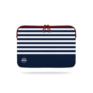 Port LA Mariniere Memory Foam 15.6" Navy Sleeve