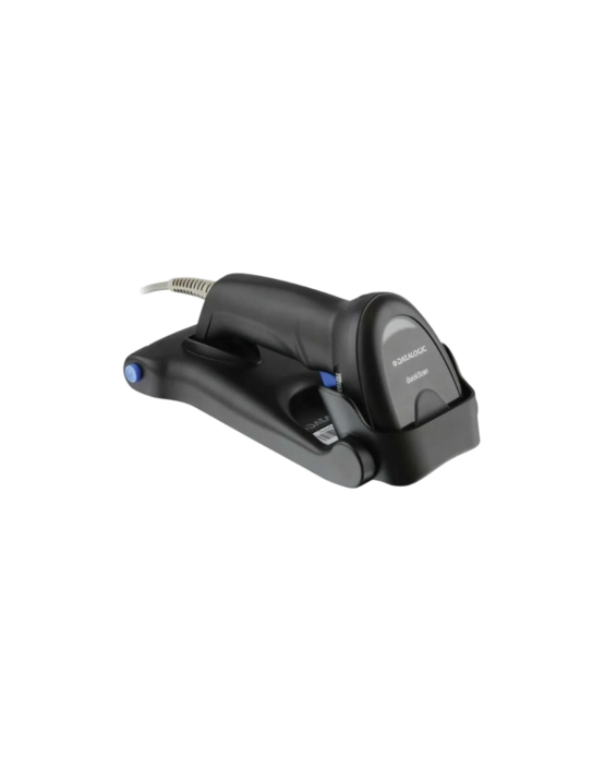Datalogic Quickscan Lite QD2220 Kit Linear Imager USB Only Black kit Includes Scanner 1D USB Cable 90A052065 And Stand STD QW25 BK