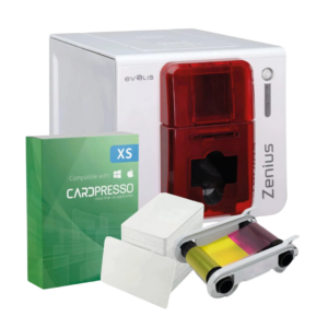 Evolis Zenius 1-Sided Card Printer GO PACK